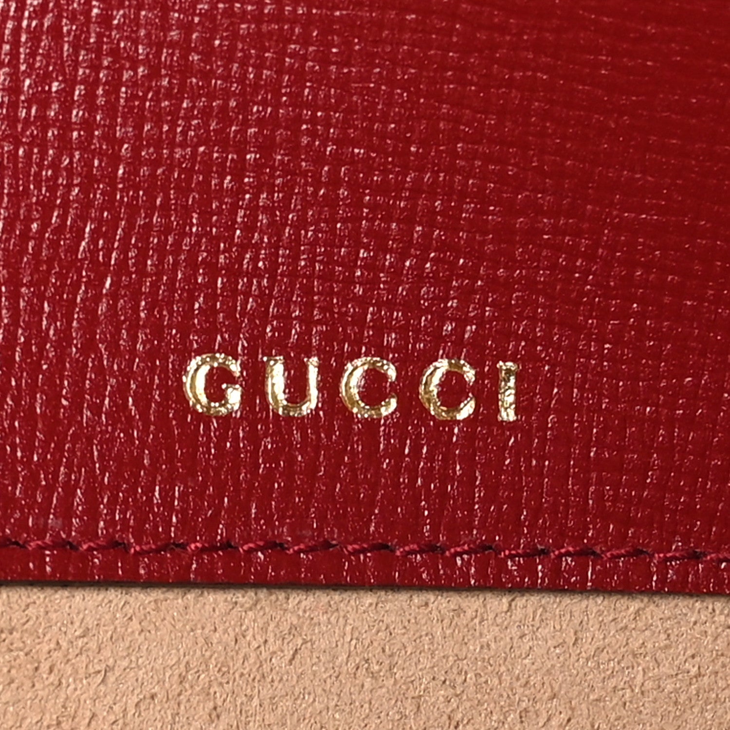 Gucci Azalea Calfskin Web Monochrome Horsebit 1955 Shoulder Bag New Cherry Red 6 of 9