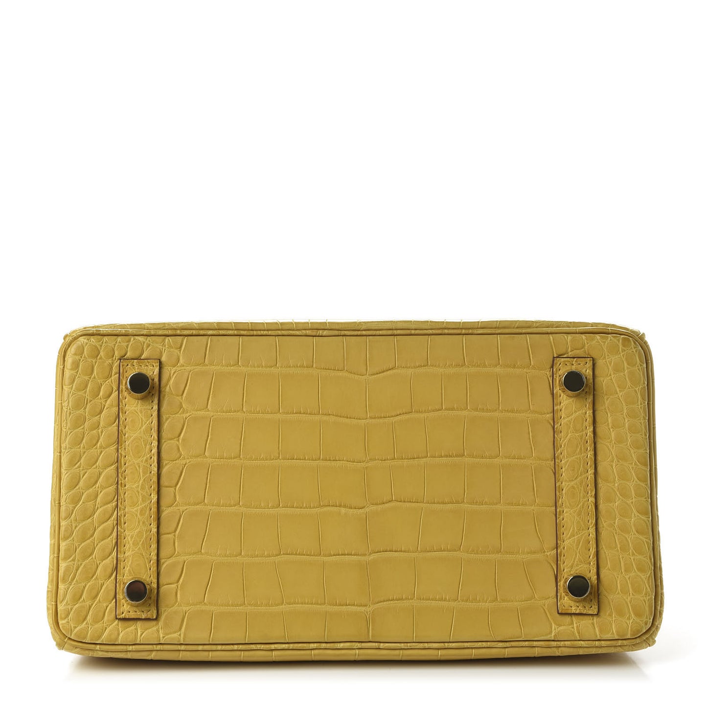 Matte Alligator Birkin 25 Jaune Ambre