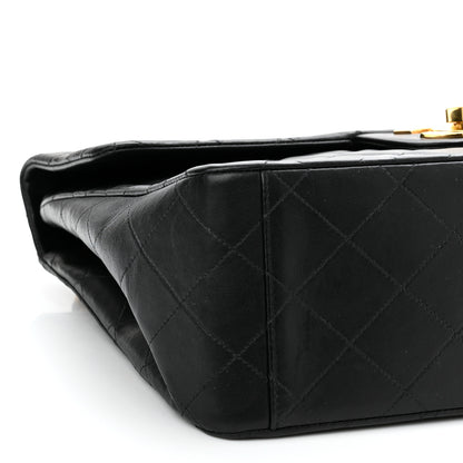 Chanel Lambskin Quilted XL Jumbo Single Flap Black 9 of 10