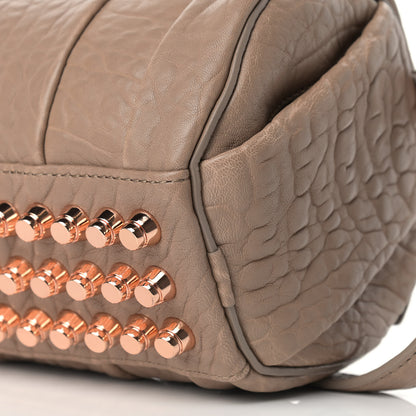 Alexander Wang Pebbled Lambskin Mini Rockie Latte Rose Gold Hardware 9 of 9