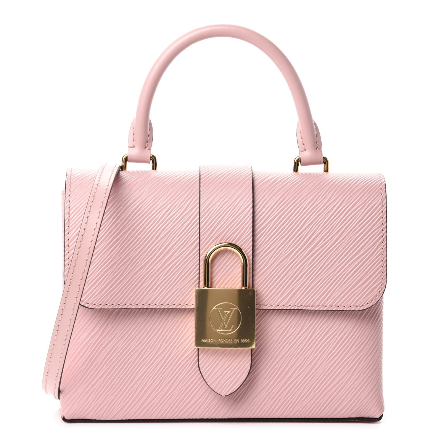 Louis Vuitton Epi Locky BB Rose Ballerine 1 of 9