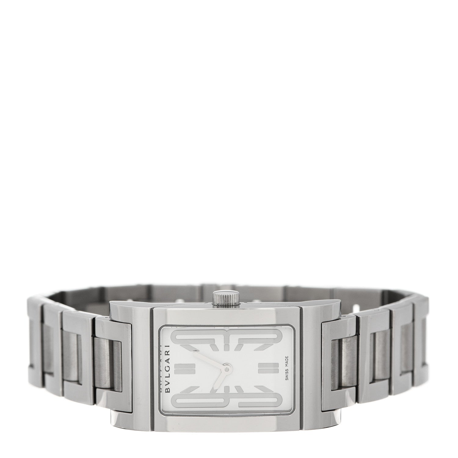 Bulgari Stainless Steel 21mm Rettangolo Quartz Watch 2 of 5
