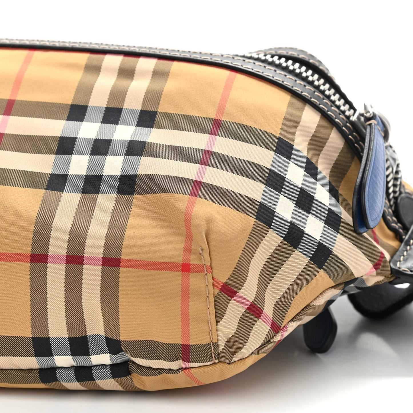 Nylon Vintage Check Cannon Bum Bag Archive Beige Black