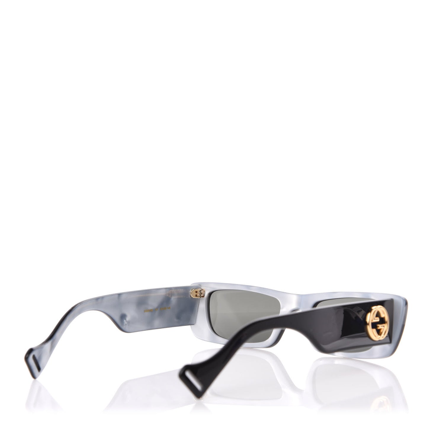 Acetate Rectangular Sunglasses GG0516S Black