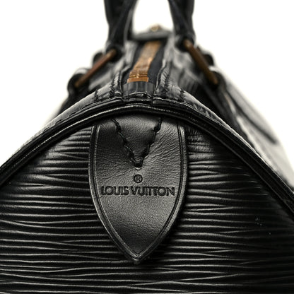 Louis Vuitton Epi Speedy 25 Black 7 of 11