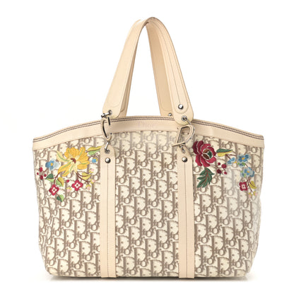 Christian Dior Monogram Vintage Flowers Dome Bag Beige 1 of 16