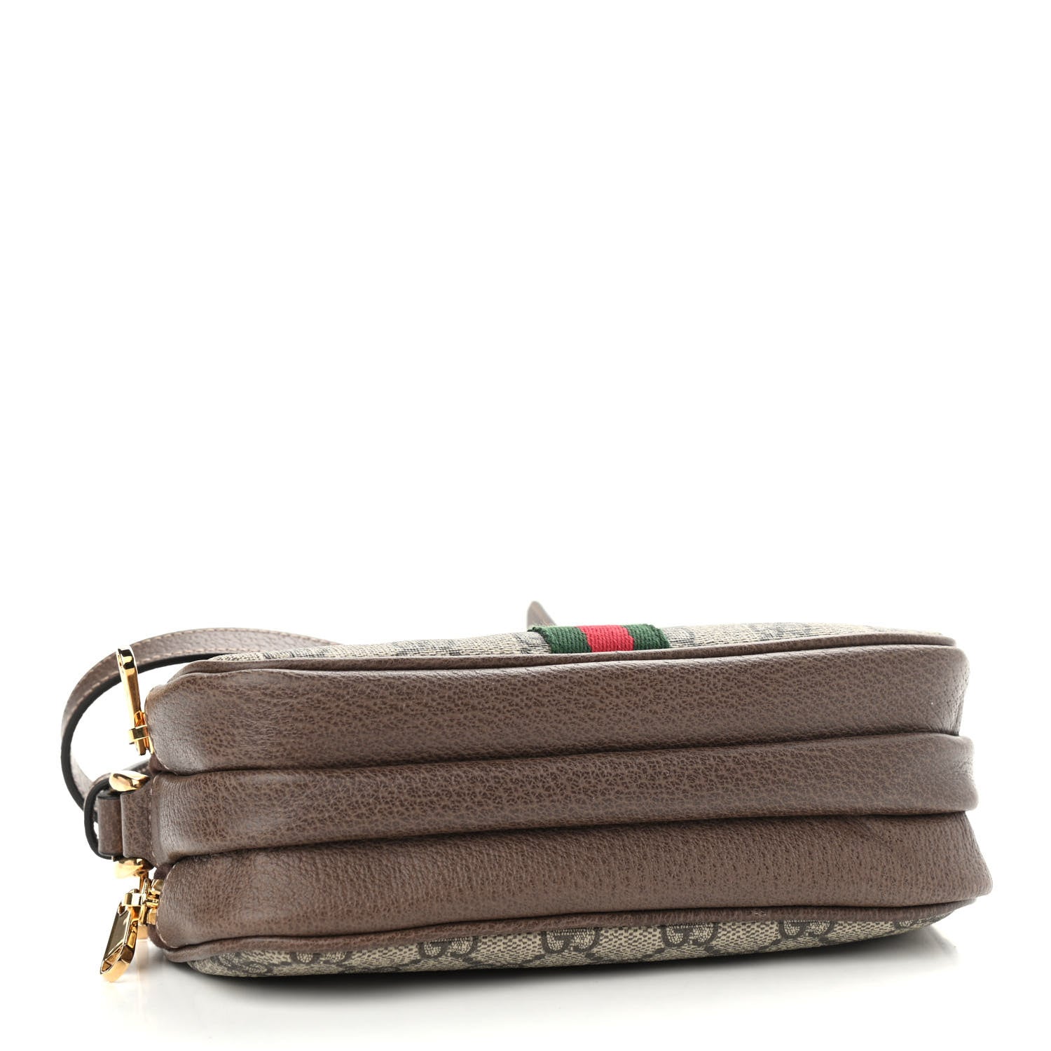 Gucci GG Supreme Monogram Web Mini Ophidia GG Bag Brown 4 of 14