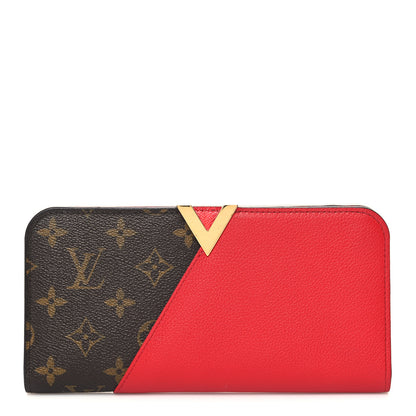 Louis Vuitton Monogram Calfskin Kimono Wallet Cherry 1 of 8