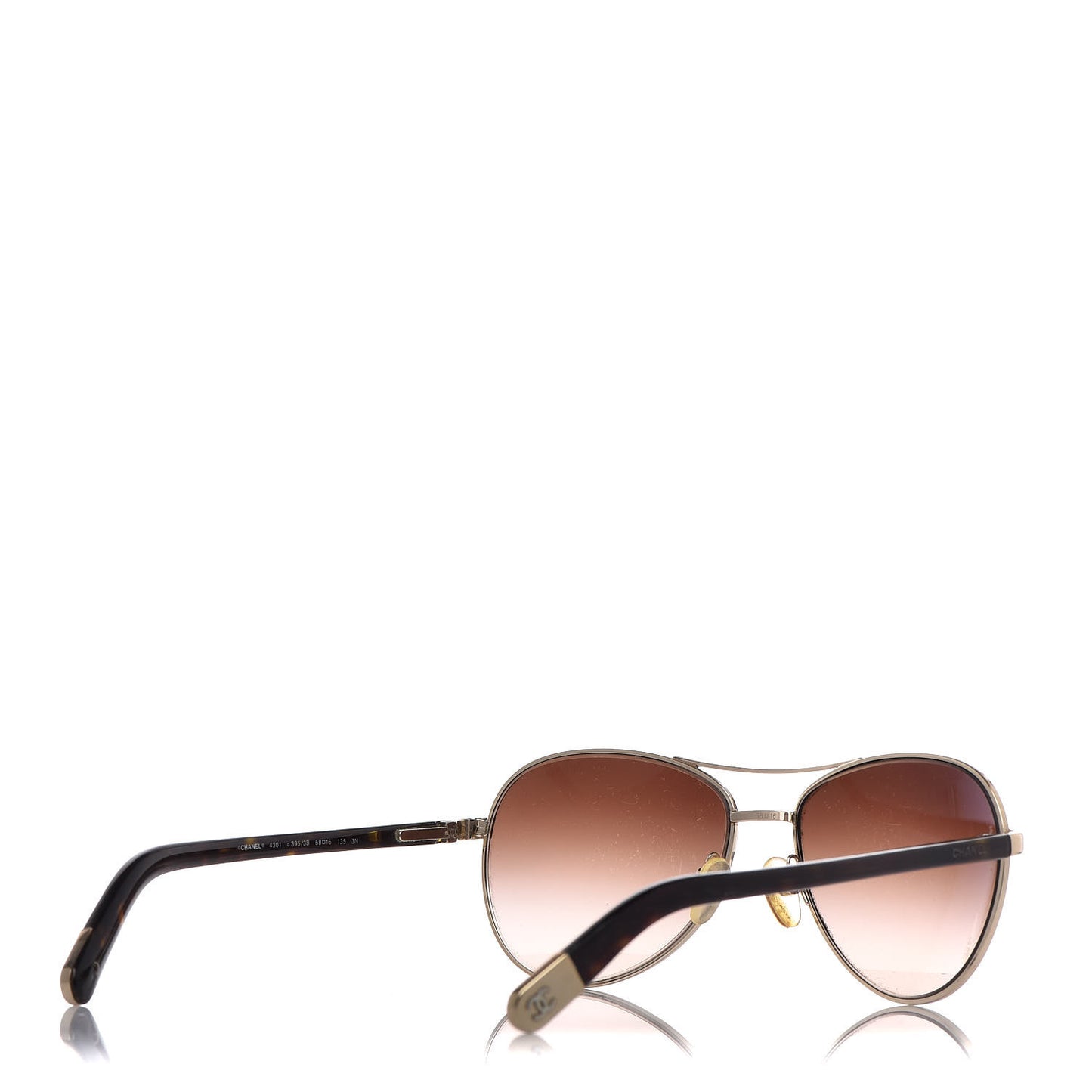 CC Aviator Sunglasses 4201 Gold
