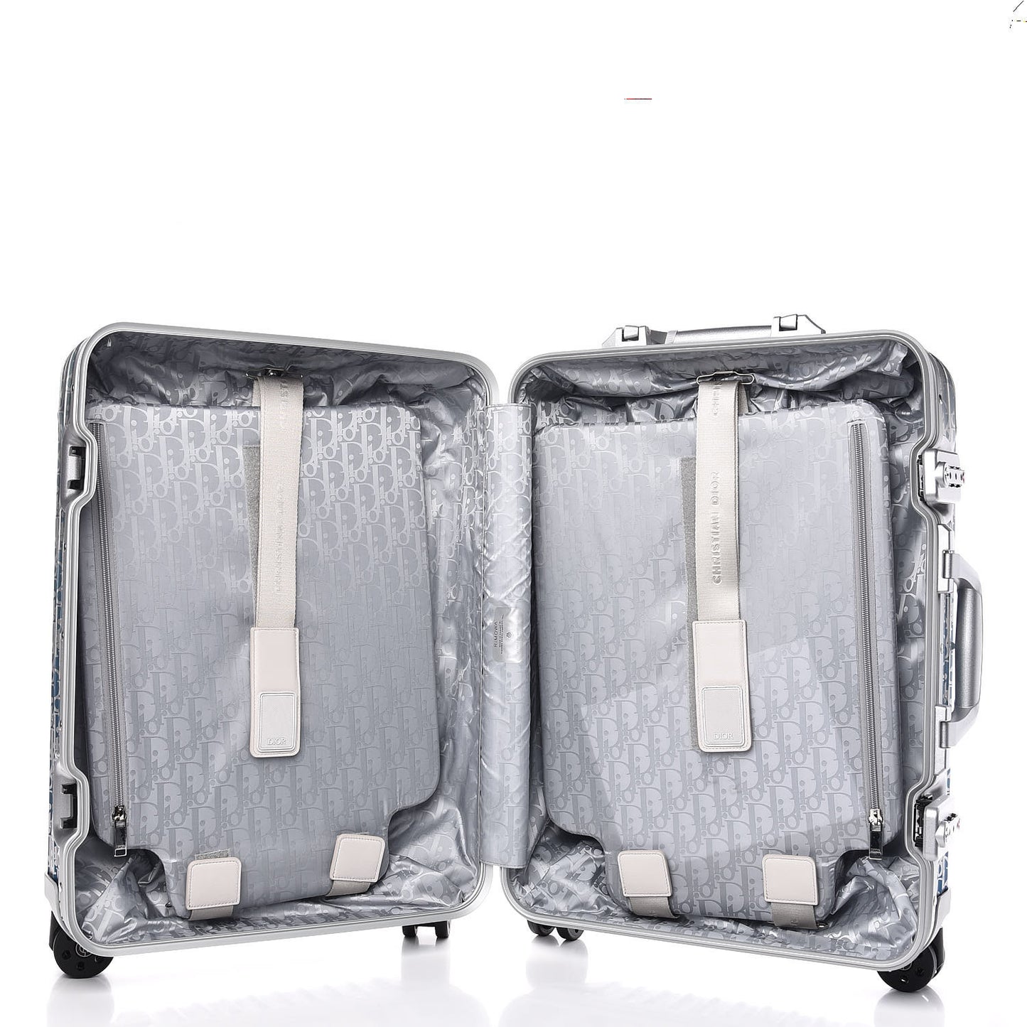 X RIMOWA Aluminum Gradient Cabin Luggage Blue Multi