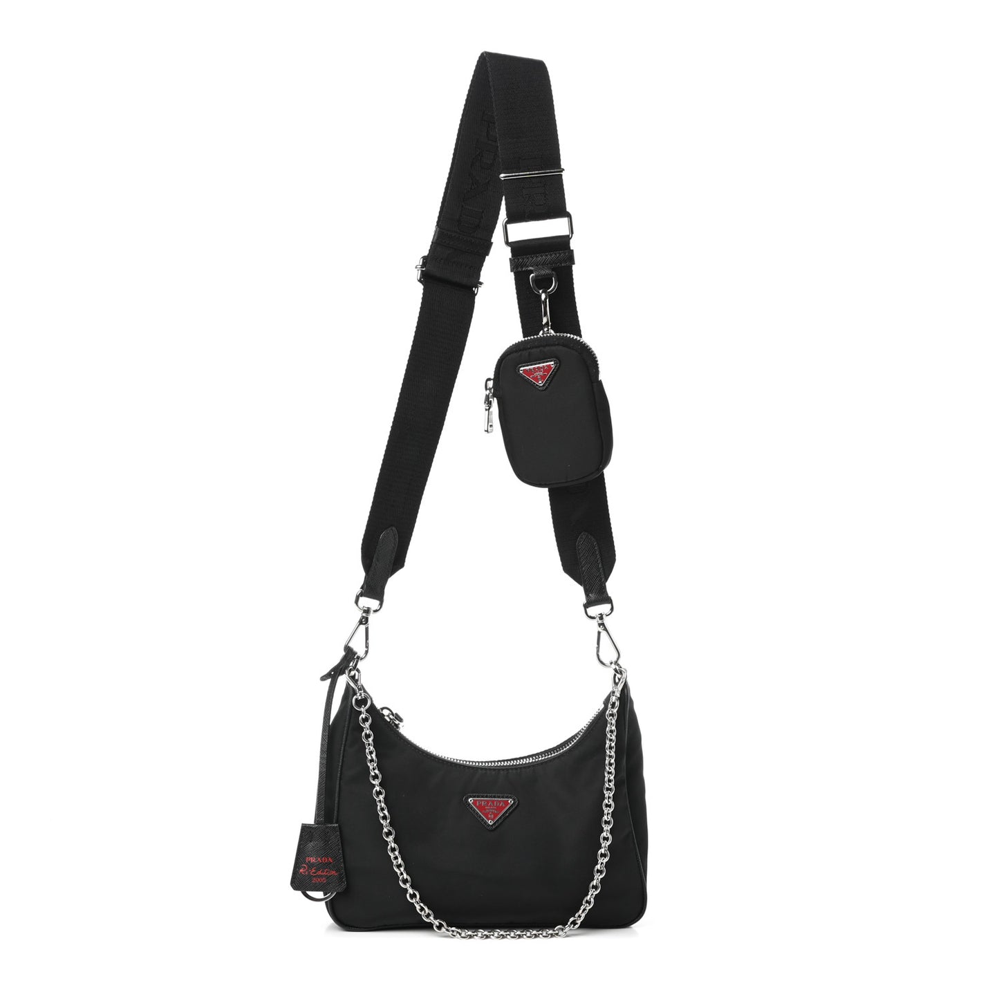 Nylon Lunar New Year Re-Edition 2005 Shoulder Bag Black