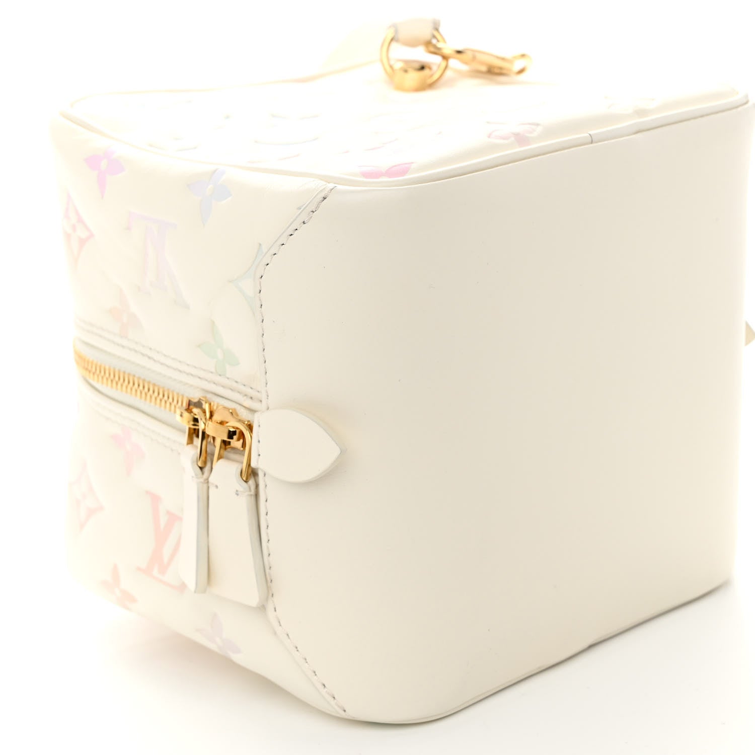 Louis Vuitton Lambskin Embossed Monogram New Square Bag Quartz Multicolor 15 of 17