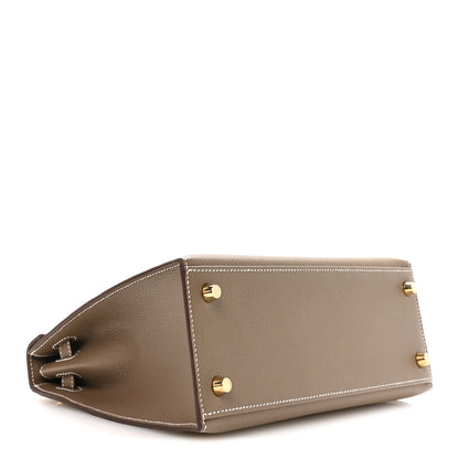 Hermes Epsom Kelly Sellier 25 Etoupe 4 of 11