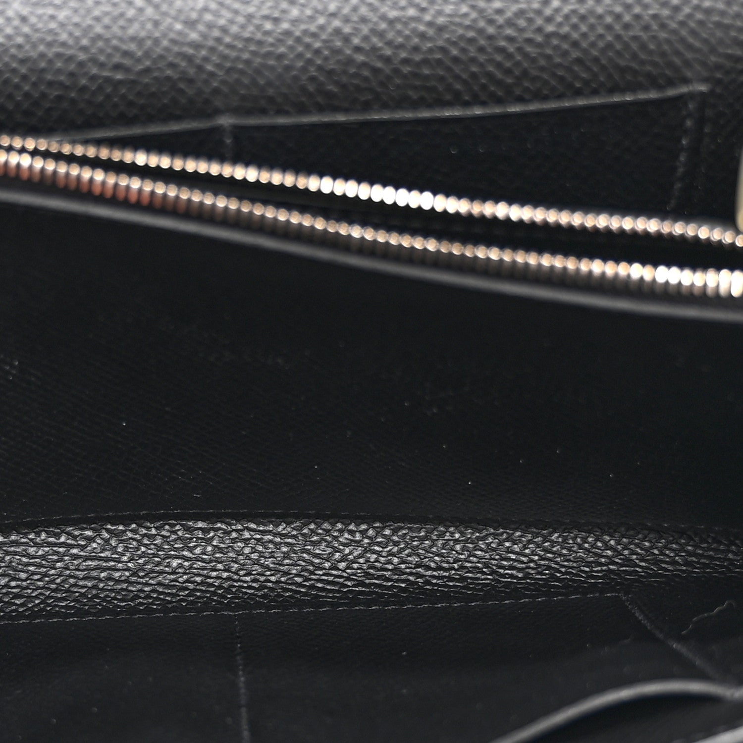 Hermes Epsom Kelly Wallet To Go Black 5 of 12