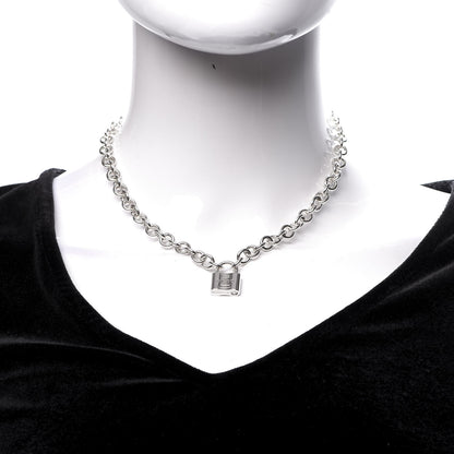 Tiffany Sterling Silver 1837 Lock Charm Necklace 2 of 3