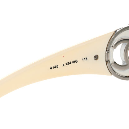 Chanel CC Sunglasses 4145 White 6 of 8