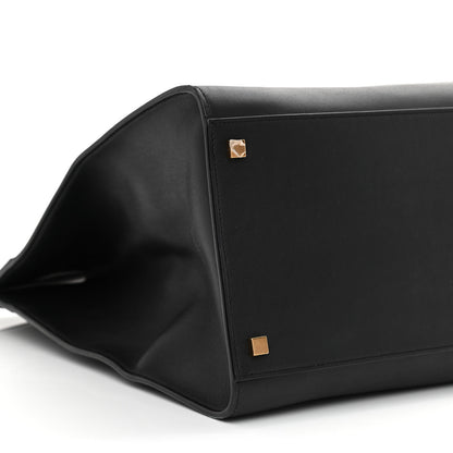 Saint Laurent Calfskin Large Manhattan Shopper Tote Black 8 of 9