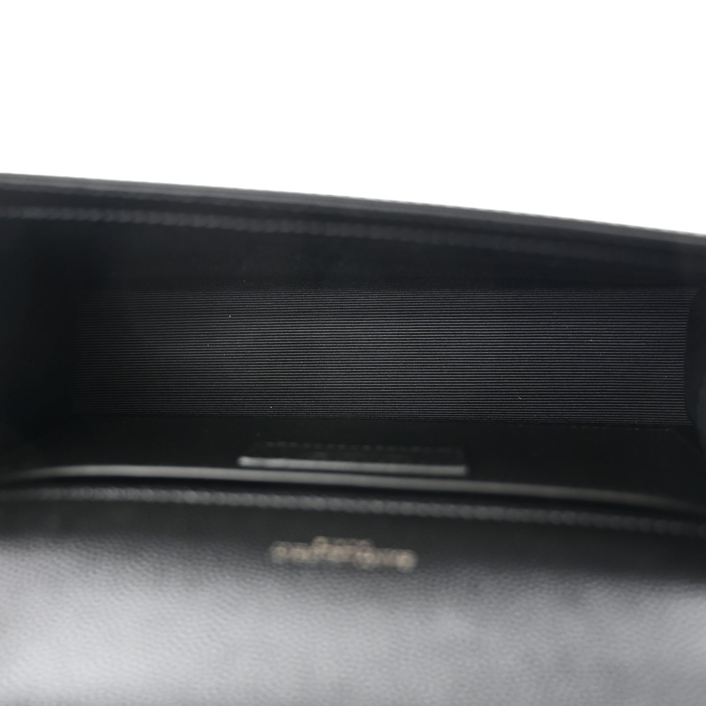 Grain De Poudre Small Monogram Monochrome Kate Satchel Black