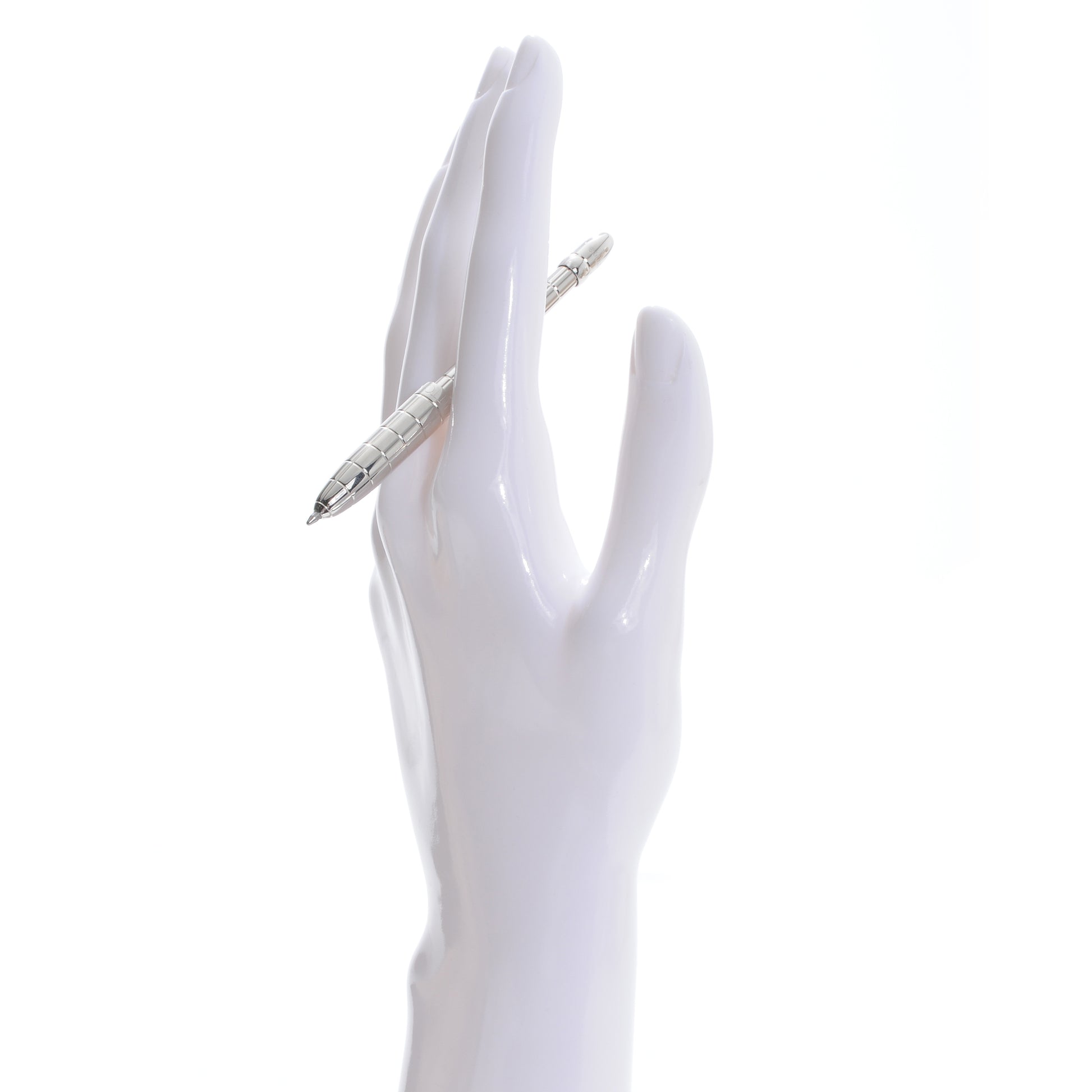 Louis Vuitton Agenda Ballpoint Pen Silver 2 of 5