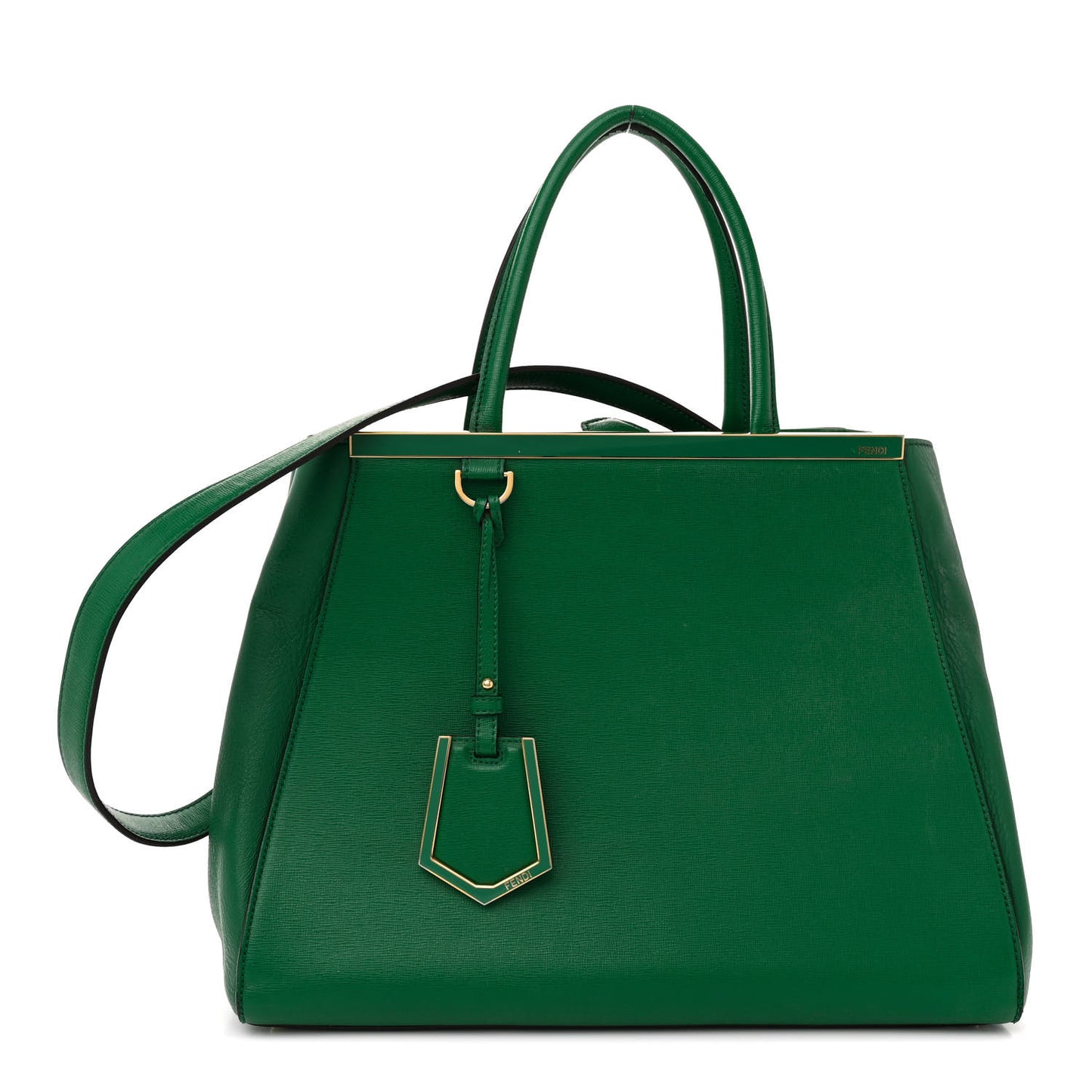 Vitello Elite Flamingo Regular 2Jours Tote Emerald