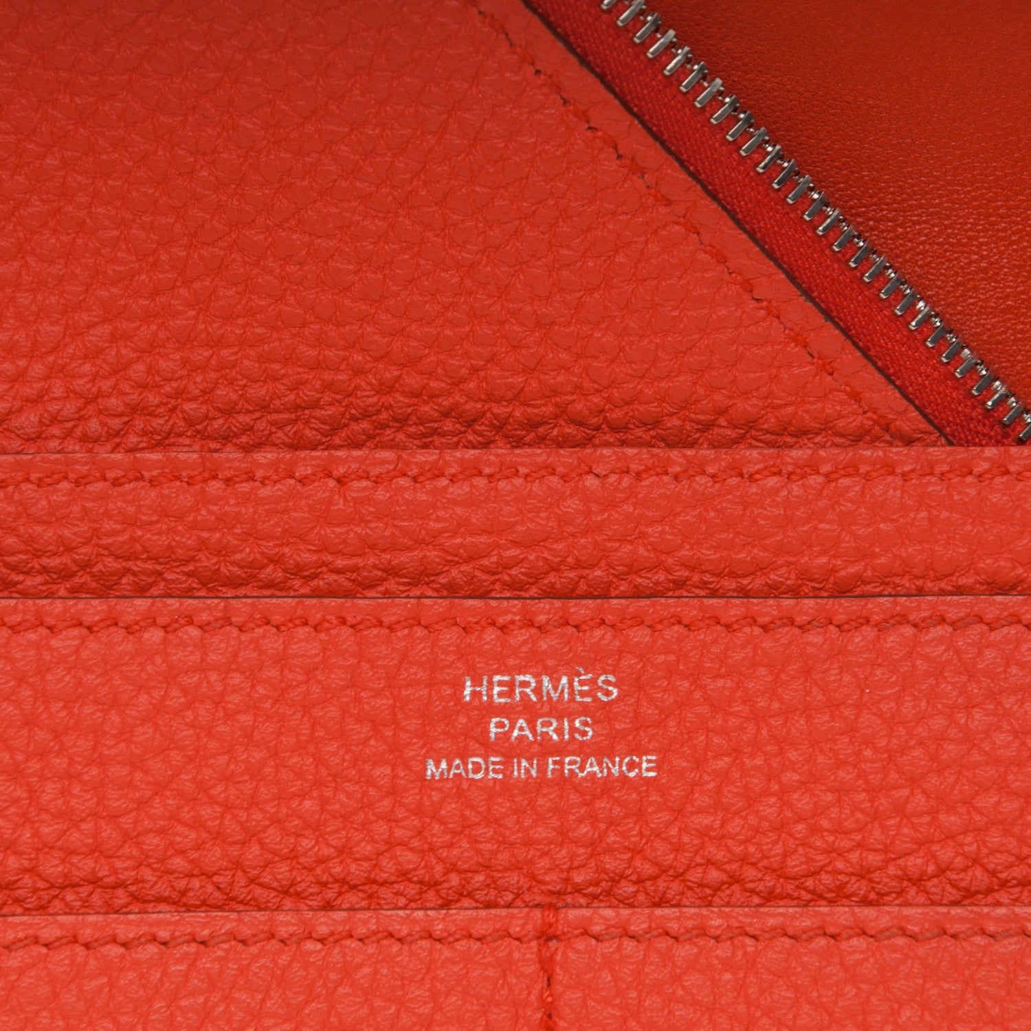 Hermes Togo Dogon Duo Wallet Capucine 6 of 7