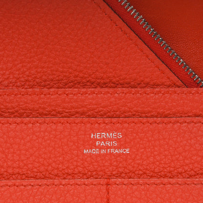 Hermes Togo Dogon Duo Wallet Capucine 6 of 7