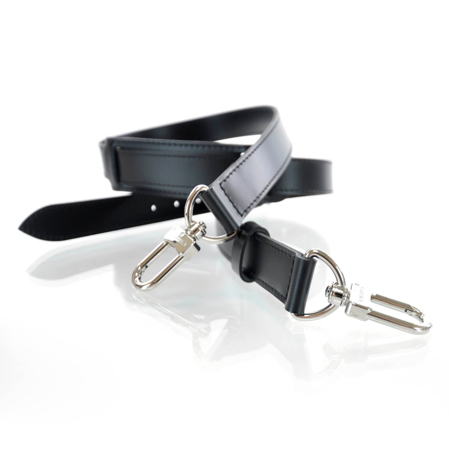 Louis Vuitton Epi Adjustable Luggage Shoulder Strap Black 4 of 5