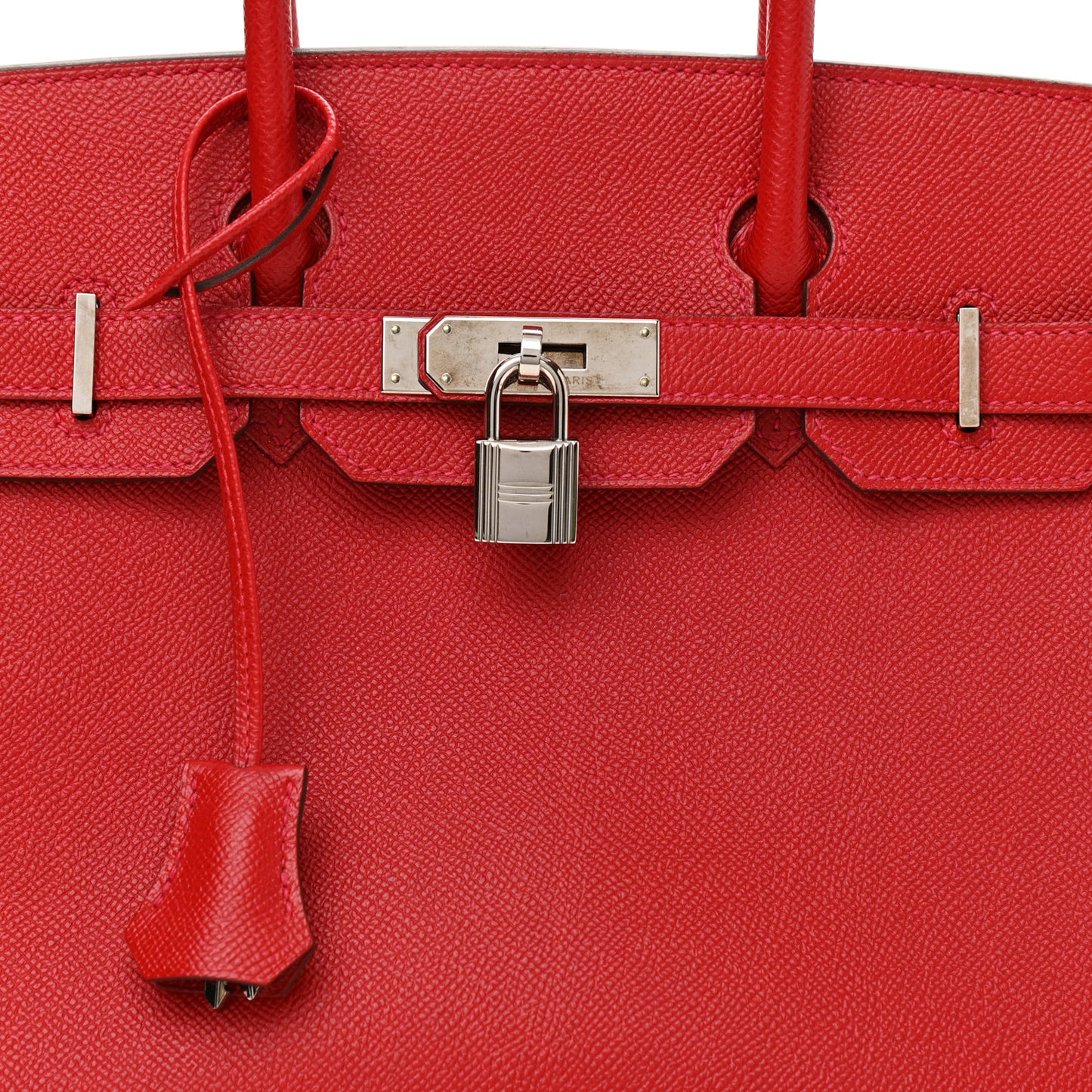 Epsom Birkin 30 Rouge Casaque
