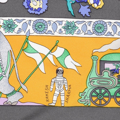 Hermes Silk Fantaisies Indiennes Scarf 90 3 of 9