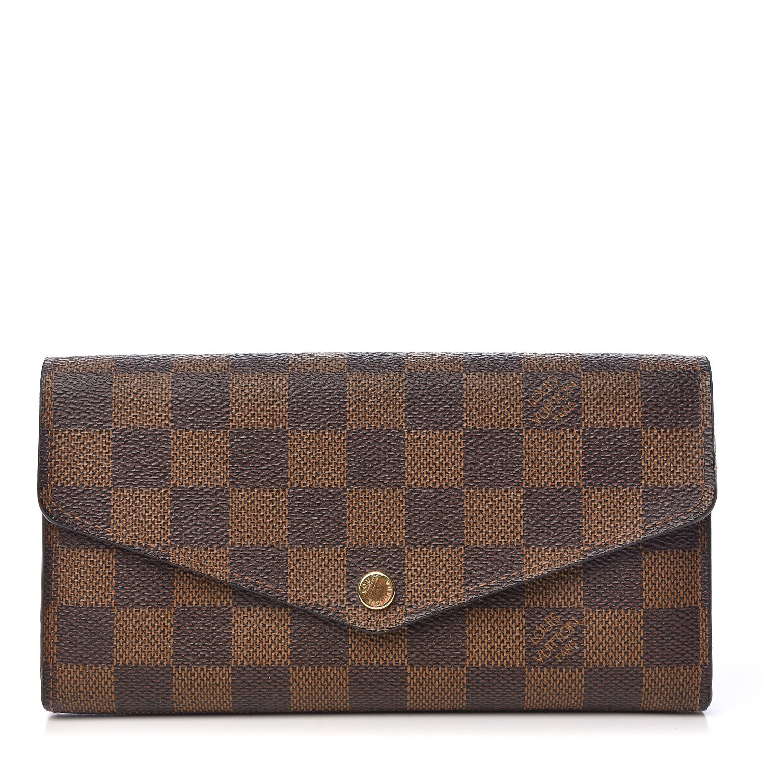 Louis Vuitton Damier Ebene Sarah Wallet NM 1 of 8