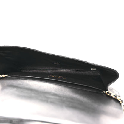 Chanel Lambskin Quilted Clutch with Chain Flap Black 5 of 11