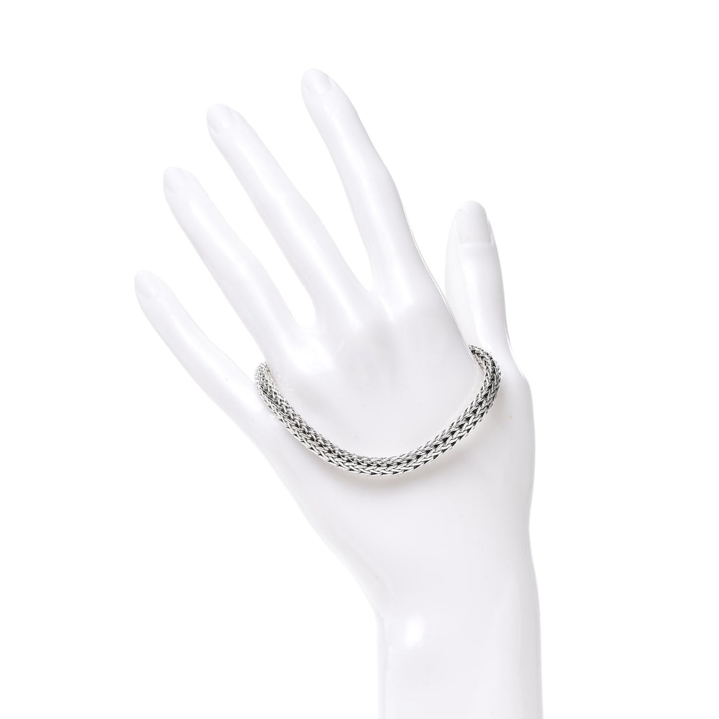 Sterling Silver Diamond 6.5mm Classic Chain Bracelet