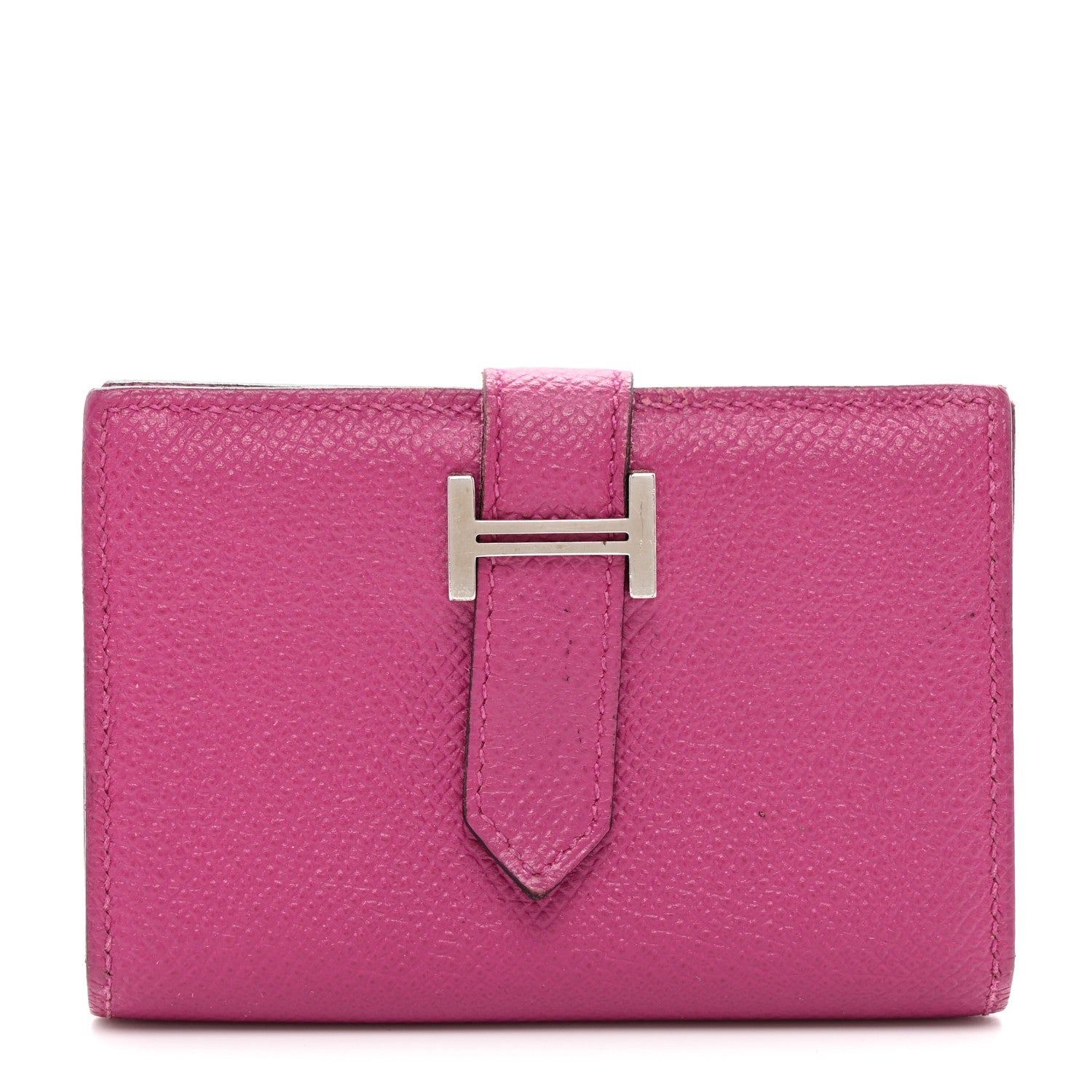Hermes Epsom Mini Bearn Wallet Rose Pourpre 1 of 12