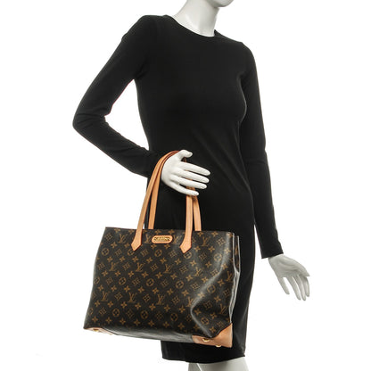 Louis Vuitton Monogram Wilshire MM 2 of 9
