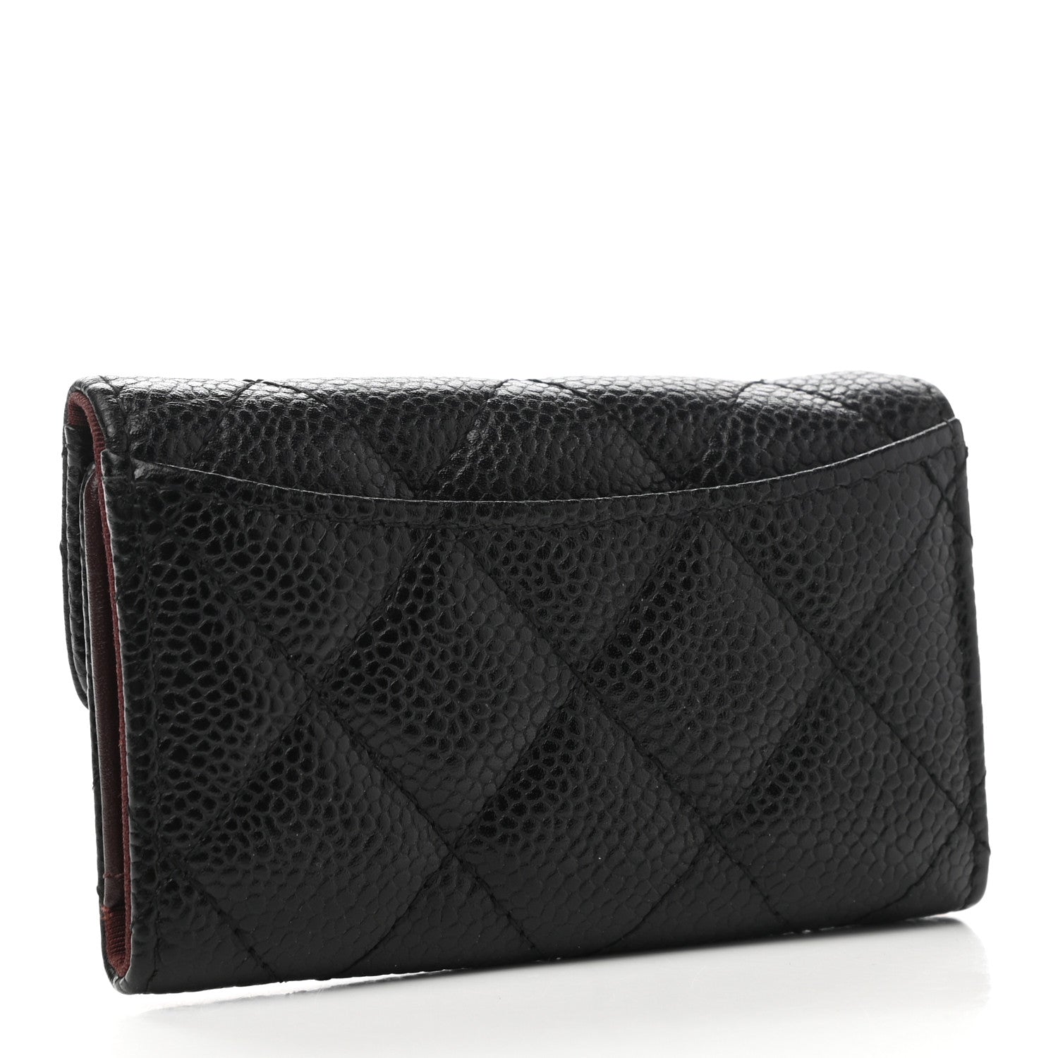 Chanel Caviar Quilted 6 Key Holder Black 3 of 9