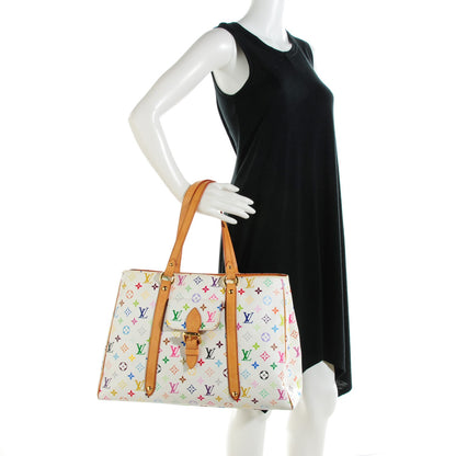 Louis Vuitton Monogram Multicolor Aurelia GM White 2 of 7