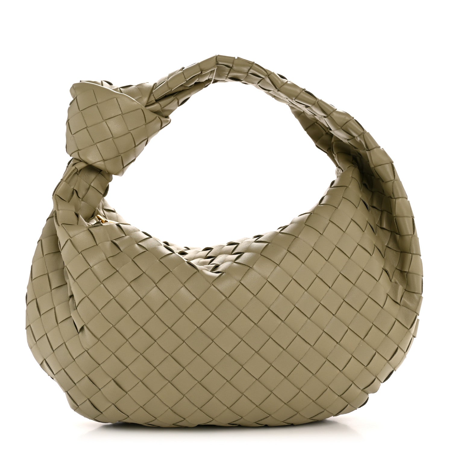Bottega Veneta Nappa Intrecciato Teen Jodie Hobo Travertine 1 of 13
