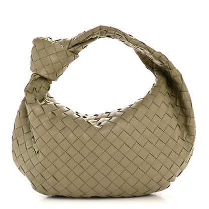 Bottega Veneta Nappa Intrecciato Teen Jodie Hobo Travertine 1 of 13