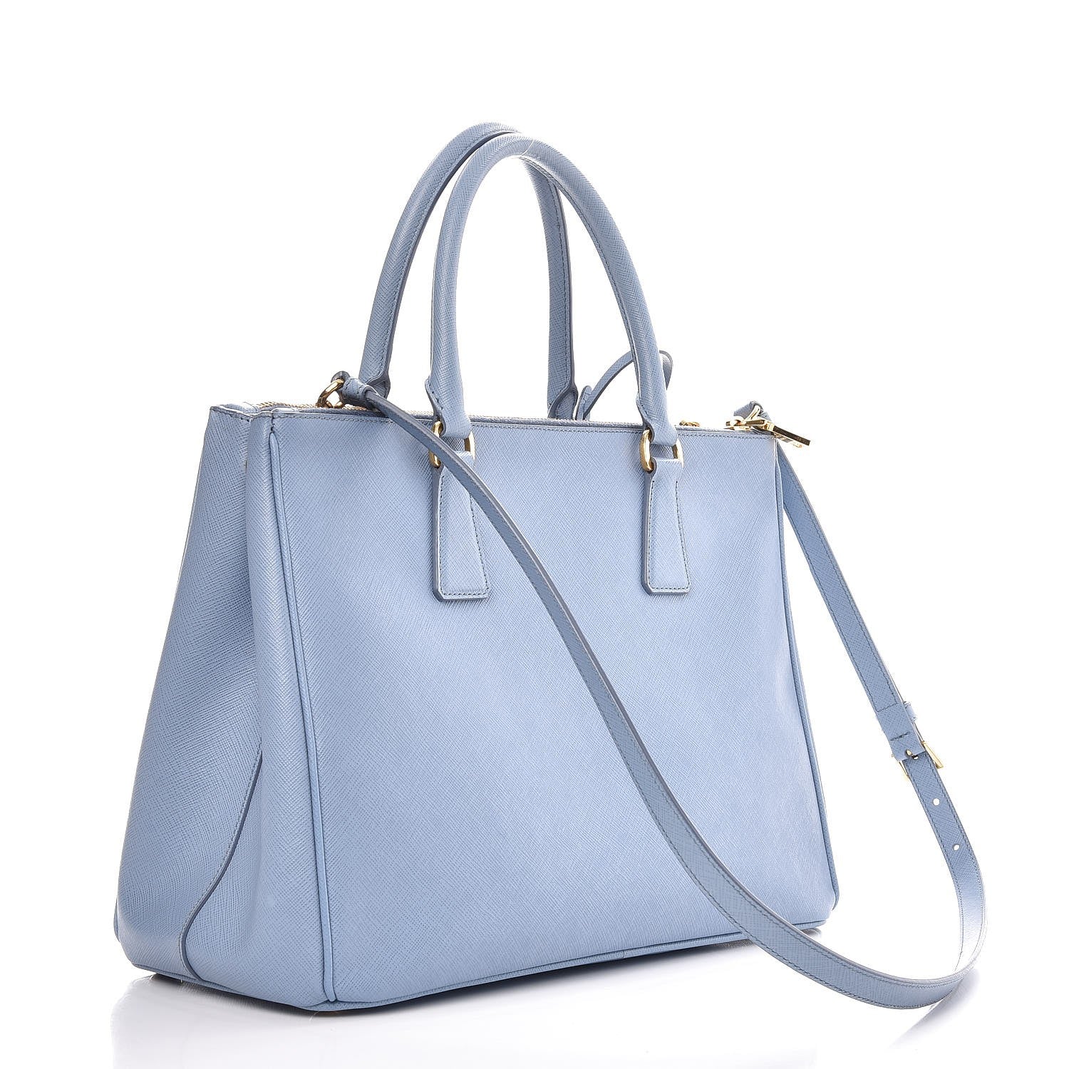 Prada Saffiano Medium Galleria Double Zip Tote Astrale 3 of 10