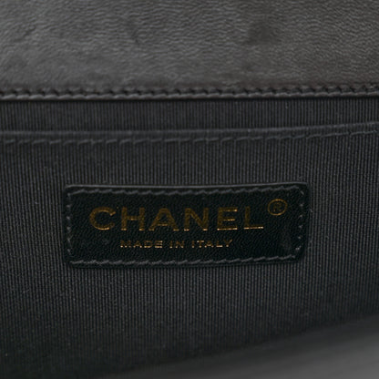 Chanel Lambskin Quilted Medium Boy Flap Black 6 of 12