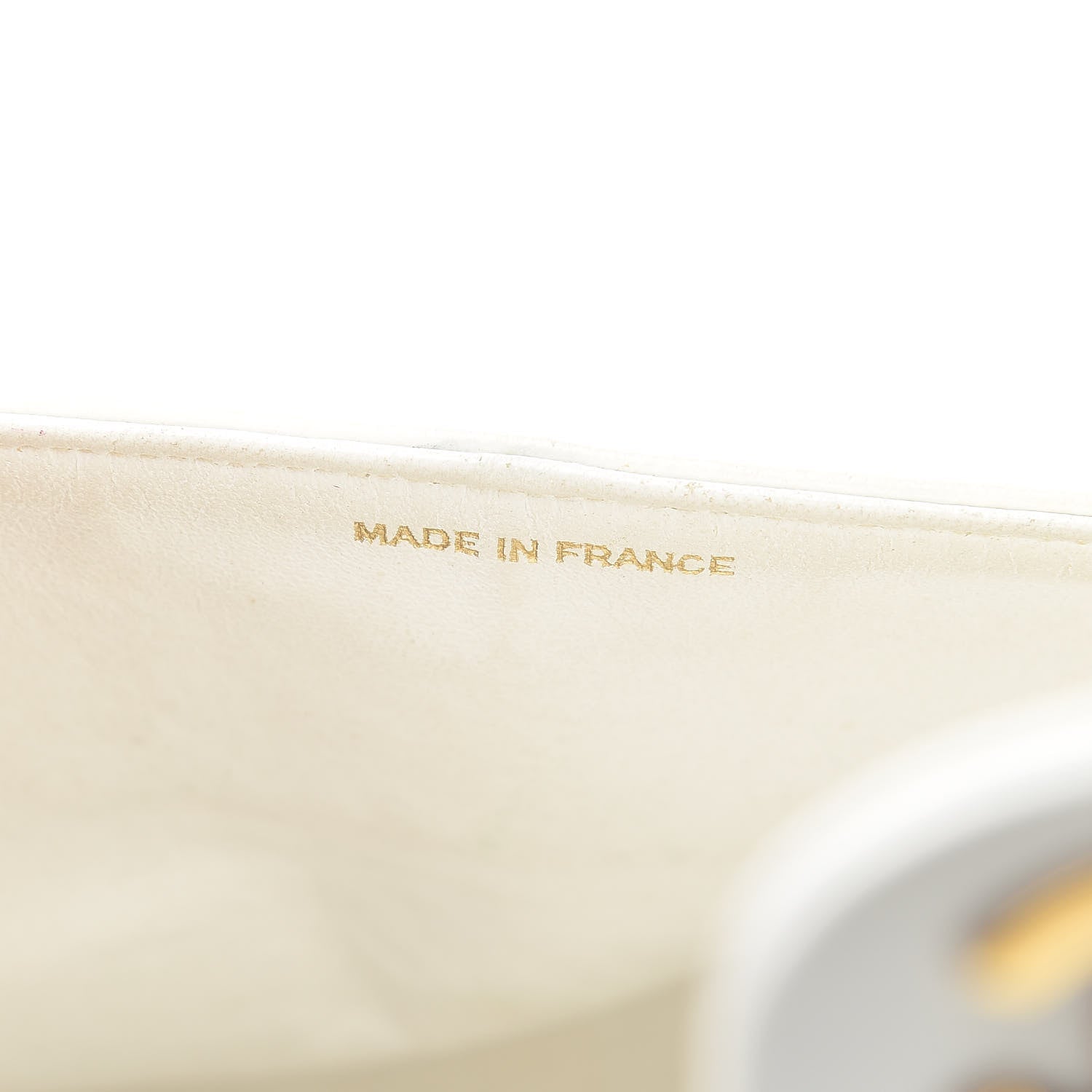 Chanel Lambskin Quilted Medium Double Flap White 7 of 21