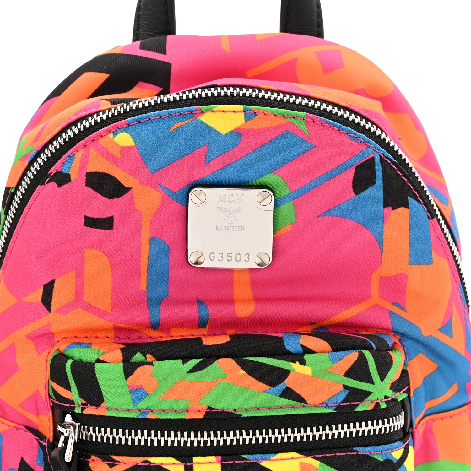 MCM Nylon Mini Stark Crossbody Multicolor 9 of 9