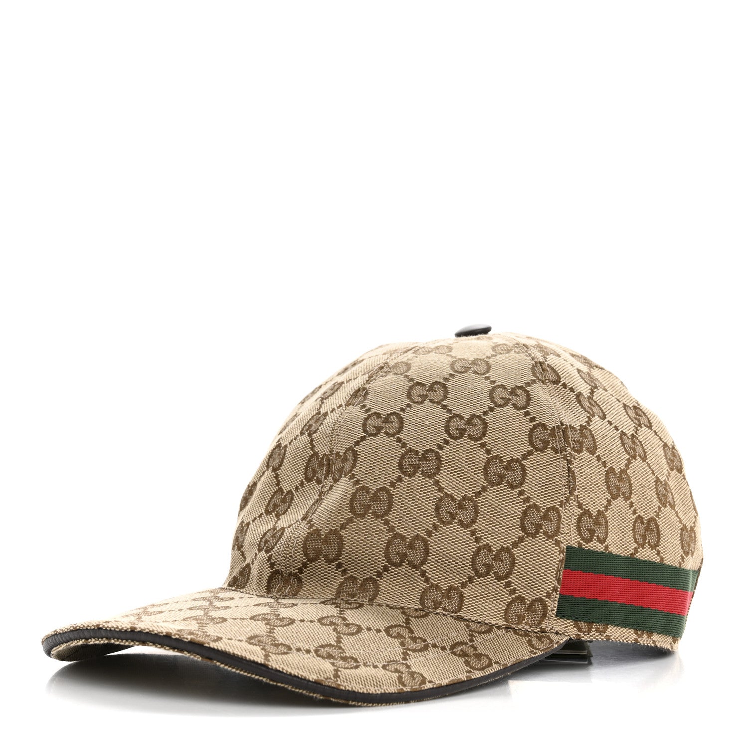 Gucci Monogram Web Baseball Hat S Beige Cocoa 1 of 13