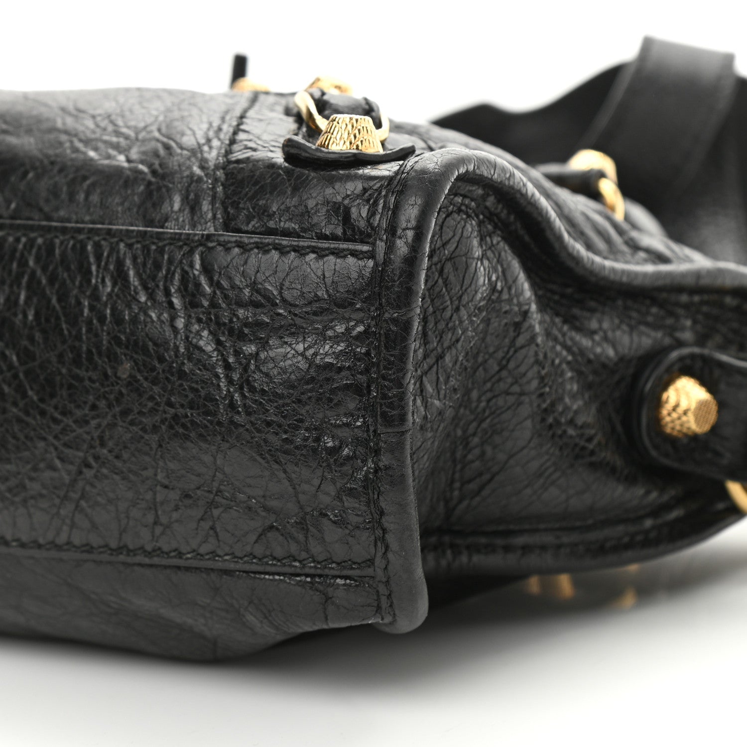 Balenciaga Agneau Giant 12 Gold Hardware Mini City Black 10 of 14