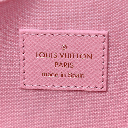 Louis Vuitton Damier Ebene Studded Pochette Felicie Chain Wallet 7 of 9