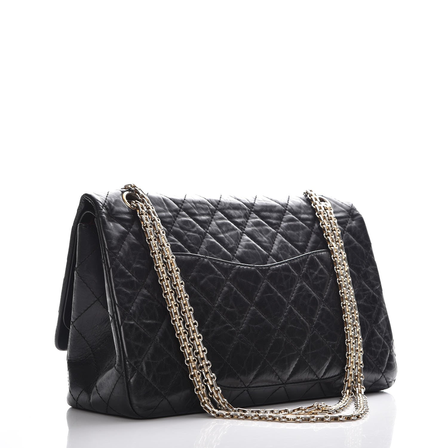 Chanel Aged Calfskin Quilted 2.55 Reissue 227 Flap Black 3 of 7