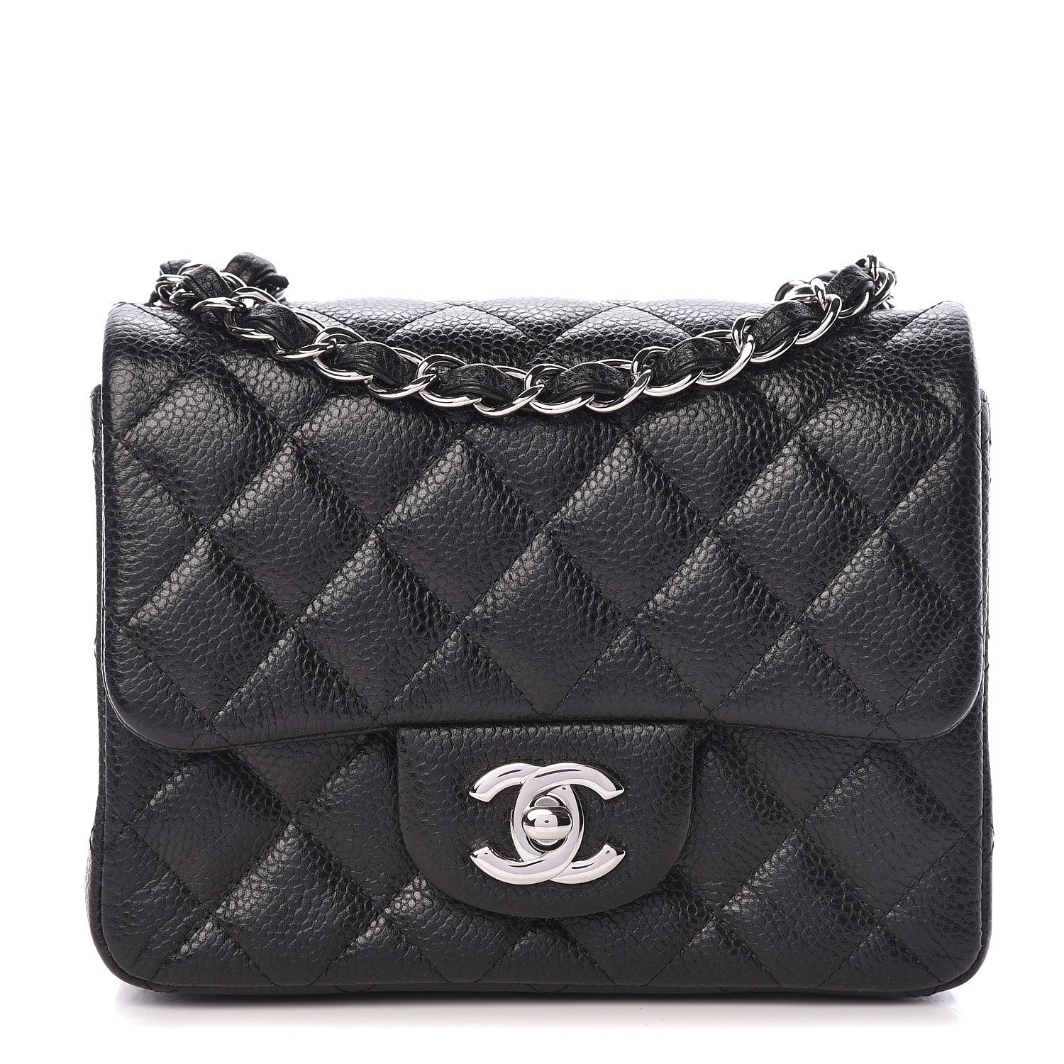 Chanel Caviar Quilted Mini Square Flap Black 1 of 11