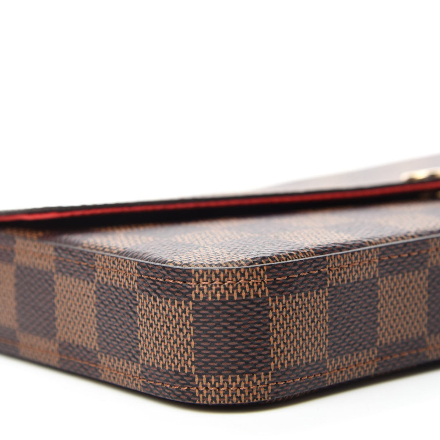 Damier Ebene Pochette Felicie Chain Wallet