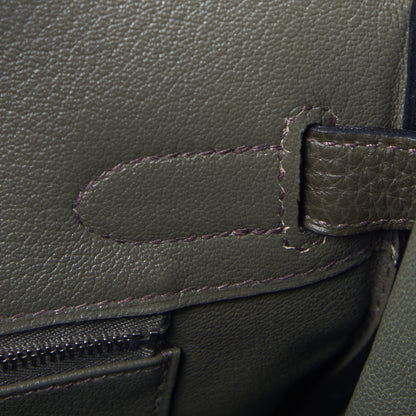 Hermes Togo Birkin 30 Vert De Gris 17 of 31