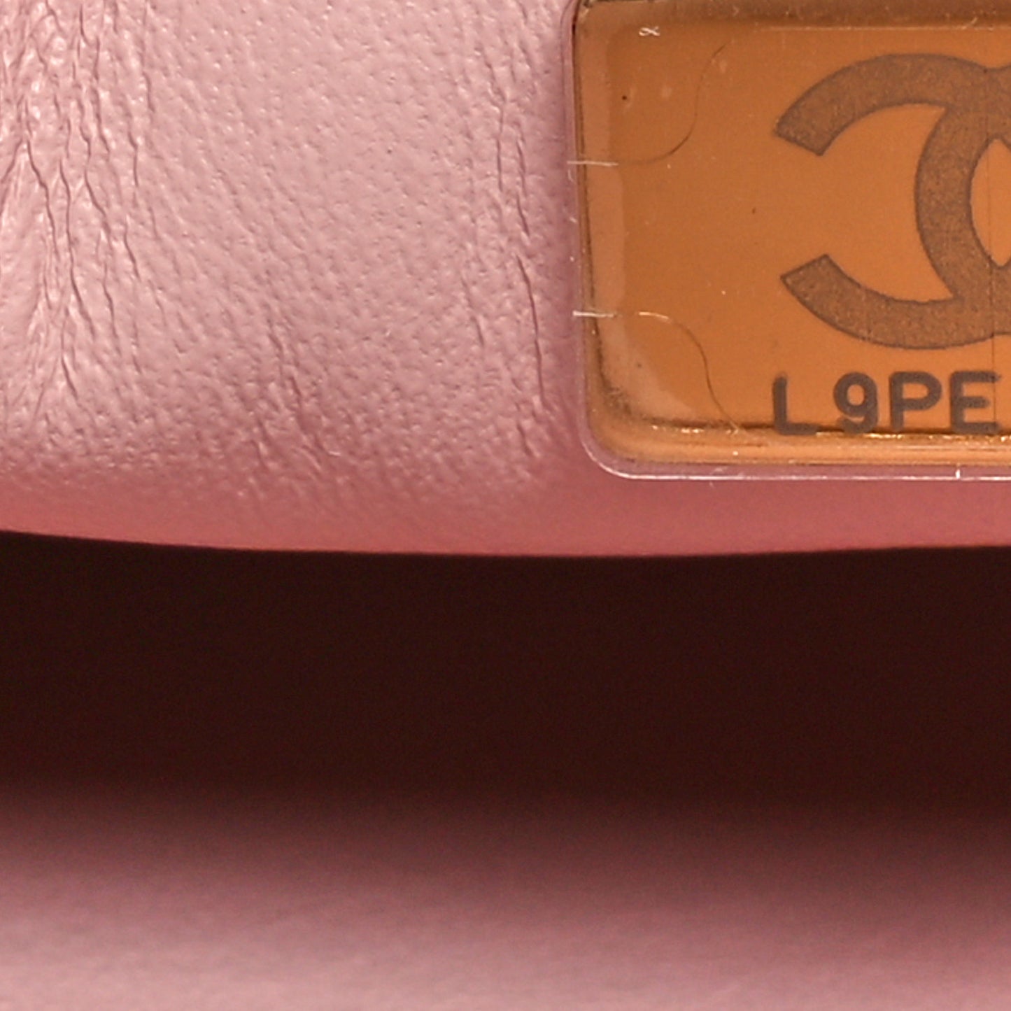 Lambskin Quilted Small Sweet Camellia Flap Light Pink
